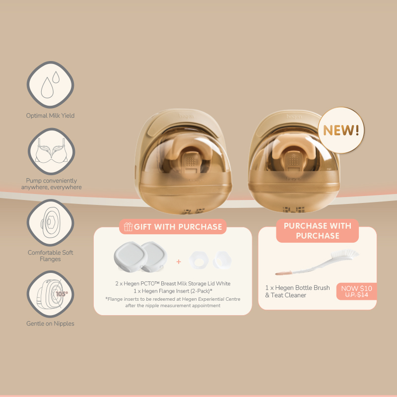 Hegen PCTO™ Wearable Breast Pump + FREE GIFT + PWP Options